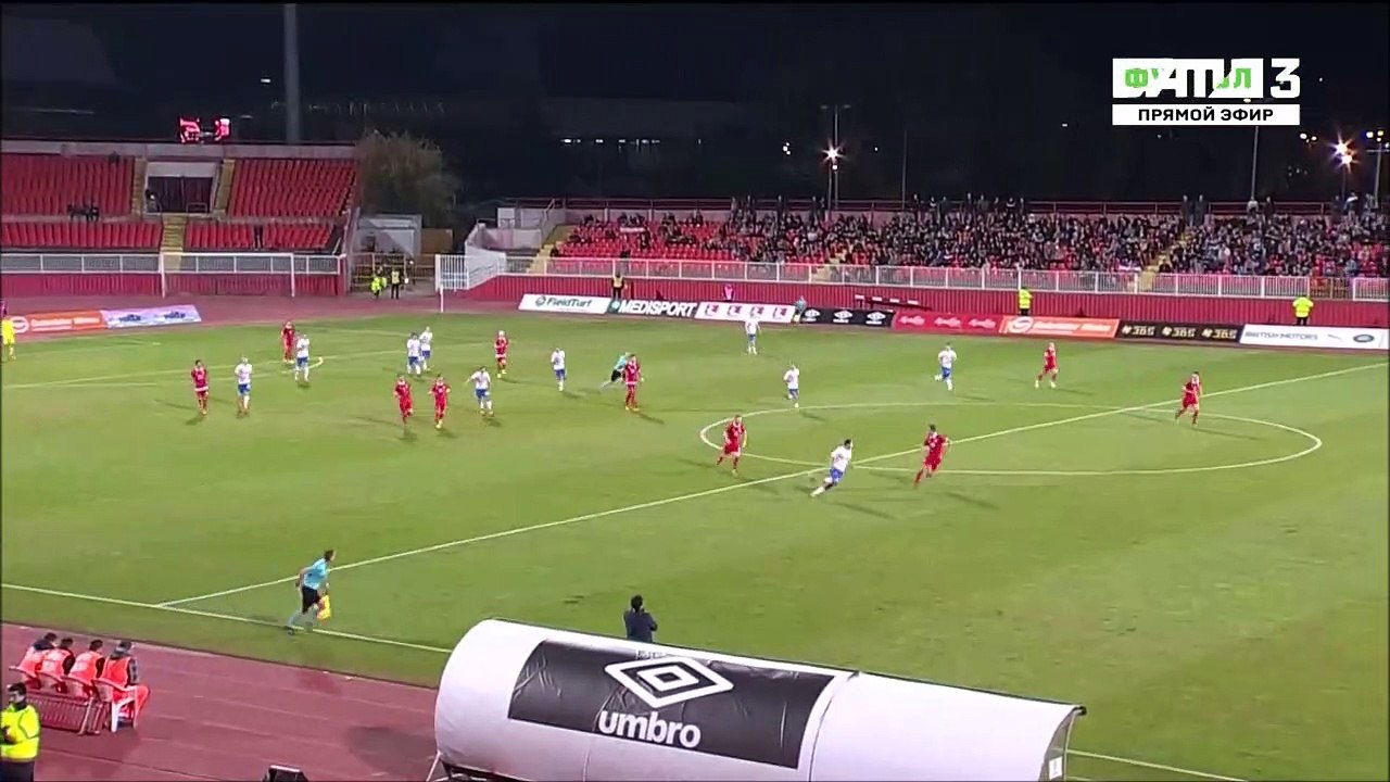 2-2 Georgi Melkadze Goal UEFA  Euro U21 Qual.  Group 7 - 10.10.2017 Serbia U21 2-2 Russia U21