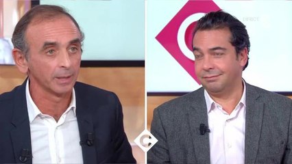 Passe d'armes entre Eric Zemmour et Patrick Cohen dans "C à Vous"