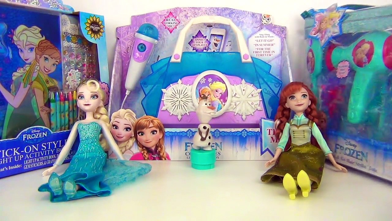 Disney Frozen Boom Box, Music Light Sound, Sing Song Queen Elsa Anna Olaf, DIY Activity Book /TUYC