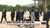 South Korean President Moon to hold summit with U.S. President Trump early Nov. and embark on Southeast Asia tour