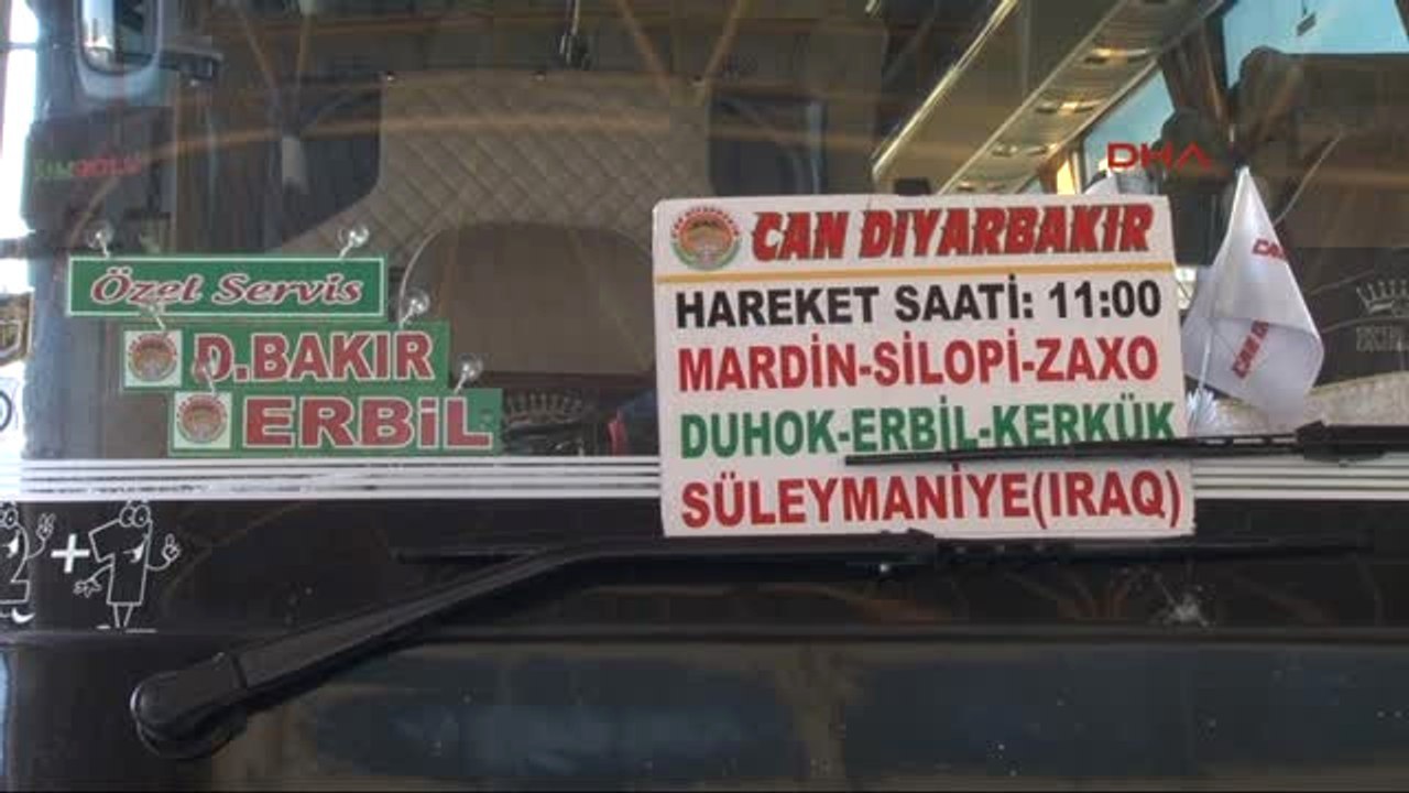 Diyarbakır Erbil ve Süleymaniye'ye Uçuşların Askıya Alınmasıyla Otübüslere Rağbeti Artırdı