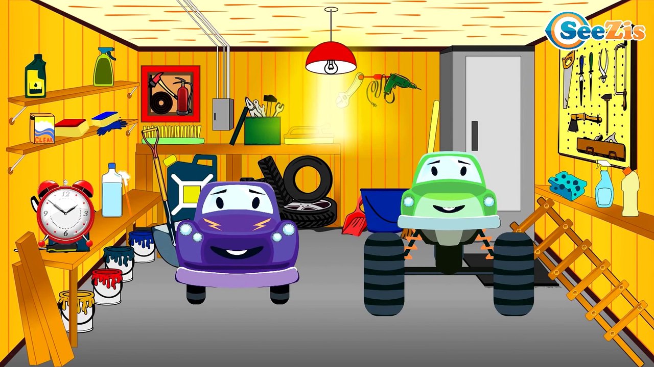 La Voiture de course Rouge et Dépanneuse pour bébés - Dessin animé français - Voitures Pour Enfants