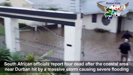 Flooding kills several people in South Africa