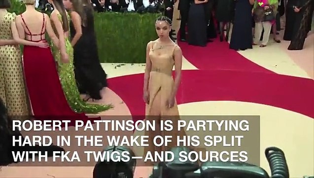 Robert Pattinson Partying Hard Post Split From Fiance FKA Twigs