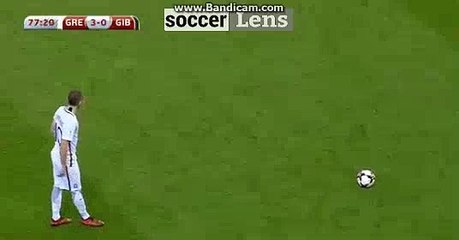 Giannis Gianniotas GOAL HD - Greece 4-0 Gibraltar 10/10/2017 HD
