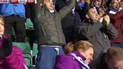 Ilja Antonov Goal HD - Estonia 1 - 1 Bosnia & Herzegovina - 10.10.2017 (Full Replay)