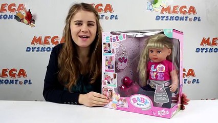 Siostrzyczka Baby Born z długimi włosami! - Zapf Creation - 820704