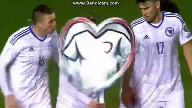 Izet Harovic Goal HD - Estonia 1-2 Bosnia & Herzegovina 10.10.2017