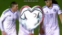 Izet Harovic Goal HD - Estonia 1-2 Bosnia & Herzegovina 10.10.2017