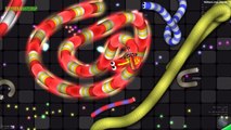 Slither.io 001 Strong Bad Snake Skin Hacked vs. 7,277,222,777 Snakes Epic Slitherio Gameplay!