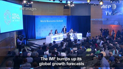 IMF raises global growth forecasts, calls for reforms