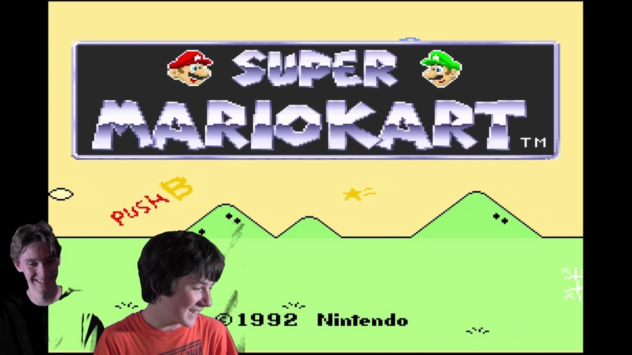 TWO SWEATY IDIOTS PLAYING MARIO KART. (Super Mario Kart w/ Alex)