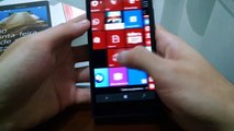 Windows 10 Mobile rodando no Lumia 730 Windows Build 10166