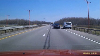 D'un coup de klaxon il sauve la vie d'un homme en bord d'autoroute