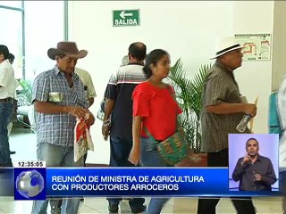Reunión con Ministra de Agricultura con productores arroceros