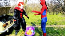 Mashas Jelly boxes were crushed under car of Spiderman because Skary Killer clown|Funny Masha Video