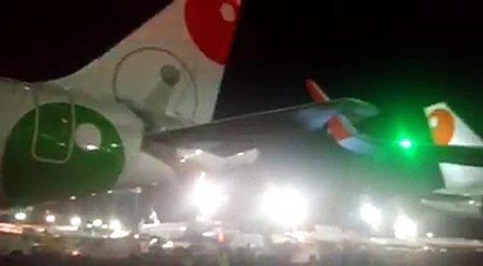Dos aviones de VivaAerobus colisionan