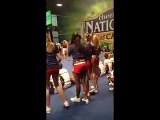 U.S. Air Force MSgt Surprises His Wife and Daughters at National Cheer Competition