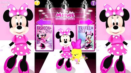 Minnie Mouse Dress Up - Minnie Fashion Tour In Paris - Disney Junior App For Kids