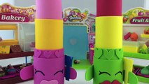 DIY How to Make Shopkins Birthday Party Favors Lippy Lips Cake Topper Decoration