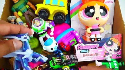 Box Full of Toys | PowerPuff Girls Figure Disney Cars Figures Vehicles Disney toys Action Figures
