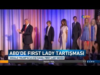 Amerika'da First Lady tartışması Trump'un ilk eşi İvana First Lady benim