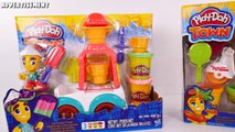 NEW Play Doh Town Ice Cream Truck   Pizza Delivery Toys (Hasbro Advertisement)