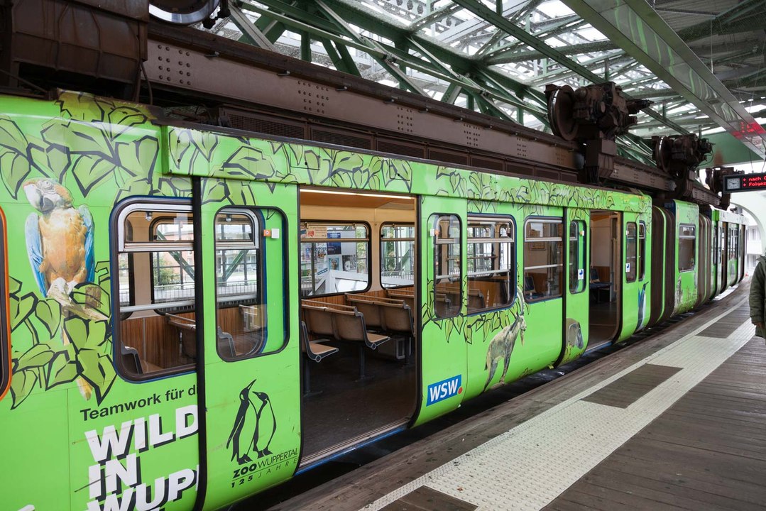 Die Schwebebahn in Wuppertal