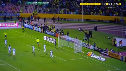 Lionel Messi goal - Argentina vs. Ecuador
