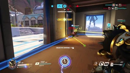 Overwatch - Three ultimates, one hammer down