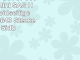 SilverStone SSTCPS06  Internes Mini SAS HD Kabel beidseitige 36pin SFF8643 Stecker mit