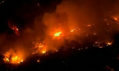 Wapres AS Kunjungi Lokasi Kebakaran