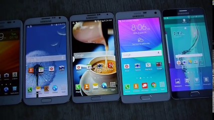 Samsung Galaxy Note 5 vs 4 vs 3 vs 2 vs 1 Drop Test