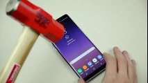Samsung Galaxy Note 8 Hammer & Knife Scratch Test