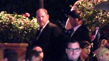 Harvey Weinstein Leaves A 2013 Golden Globes Party With Two Young Blondes