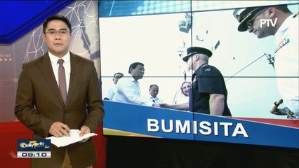 Pangulong Duterte, bumisita sa navy ship ng Australia