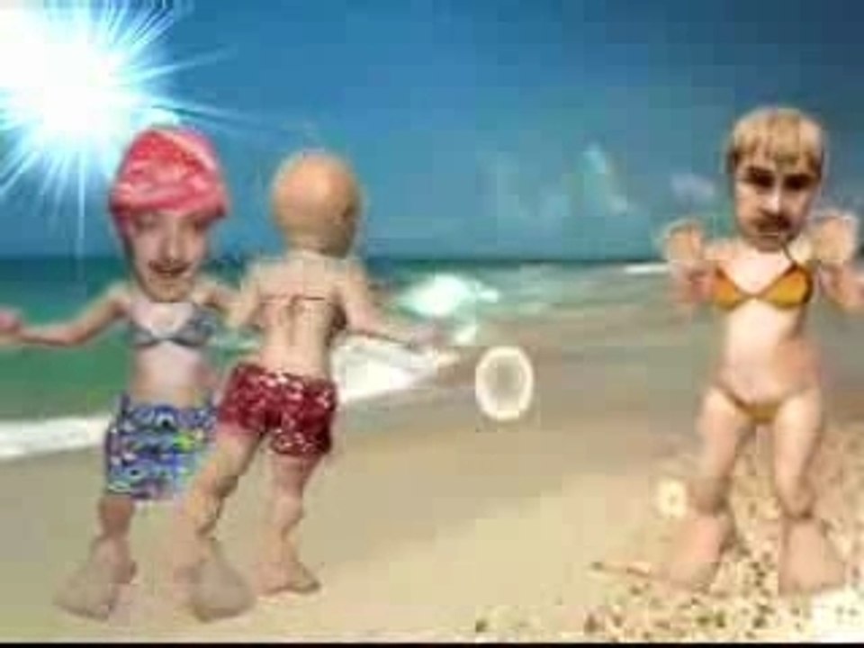 Apo ve arkadaslari antalya plajinda gizli komik