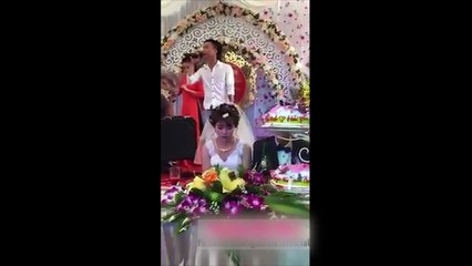Cô dâu chú rể "xanh mặt" vì bài hát được tặng trong đám cưới
