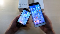 Samsung J3 vs samsung J1 2016. Ek ücretler ve J3 J1 satın almak ya da 2016 yılında satın alıyor?