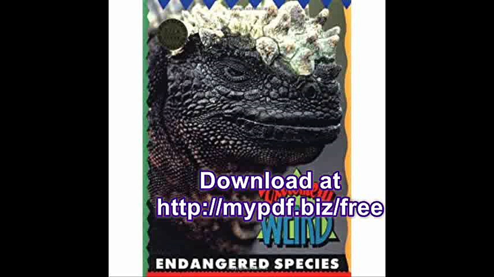 ⁣Extremely Weird Endangered Species