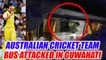 India vs Australia 2nd T20 match : Aussies team bus attacked in Guwahati | Oneindia News