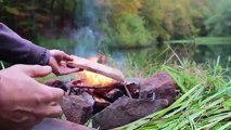 The Ultimate Steak! - Stone-Fried in the Forest