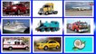 Learn sounds and names of transport vehicles for children, toddlers and babies