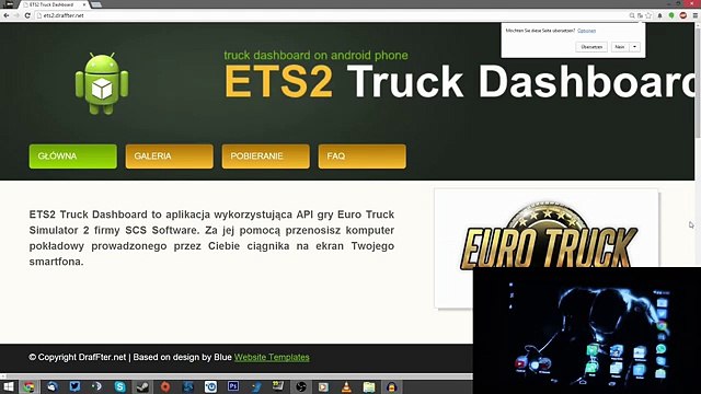 ETS2 Truck Dashboard Telemetry Android ► German/Deutsch ◄► Tutorial Euro Truck Simulator 2 [HD+] ◄
