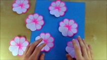 DIY Pop up Card - Flower - Pop Up card Mother's Day