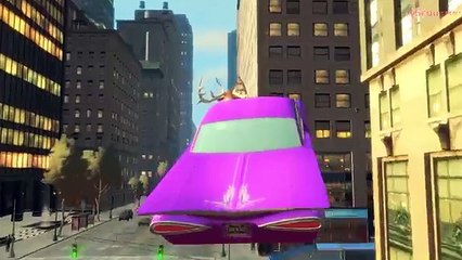 SVEN Nursery Rhymes with Ramone and Batmobile Cars - Farmer in the Dell + More Songs