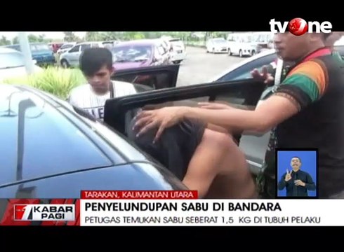 Petugas Bandara Gagalkan Penyelundupan sabu 1,5 Kilogram