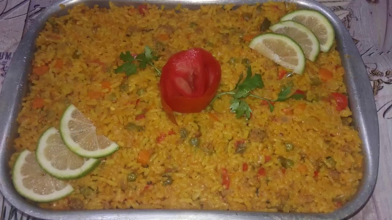 وصفة للعشاء روز بالخضر والكفتة لذيذ وساهل