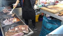 Massive Dose of Beef from Argentina Tried in London. Street Food in Brick Lane