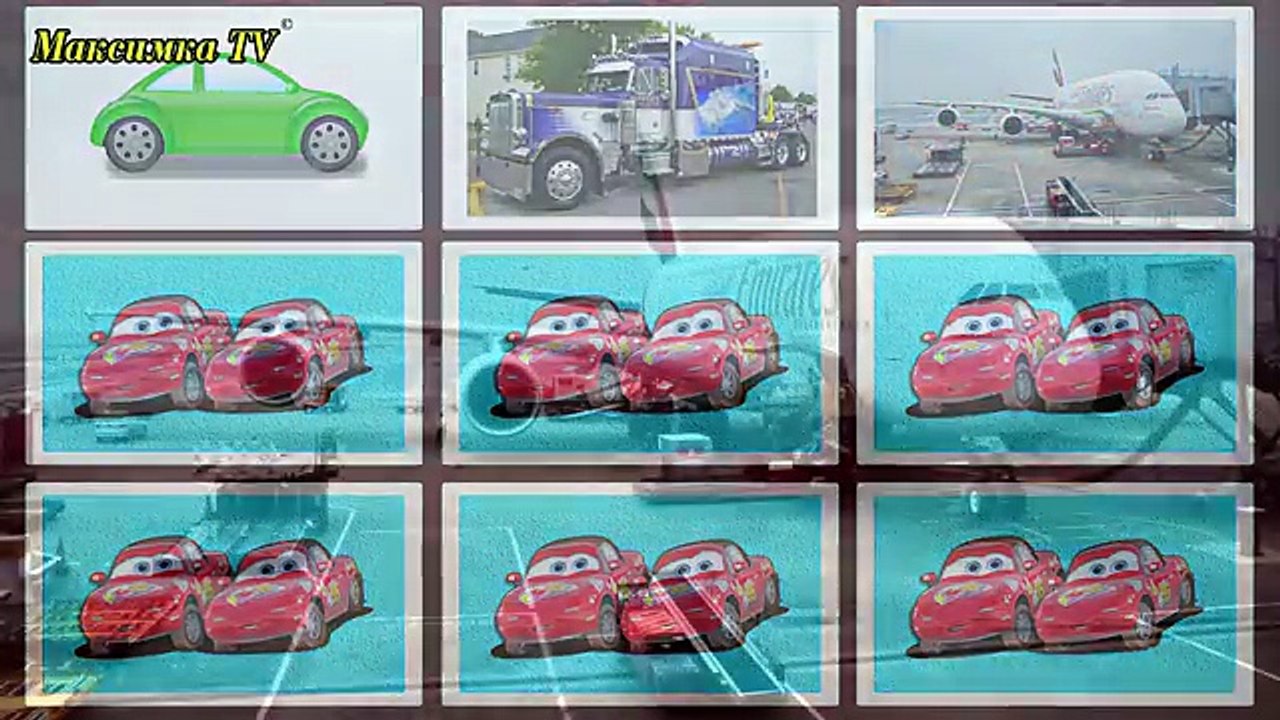 Транспорт и спецтехника, развивающий мультфильм, изучаем транспорт и звуки